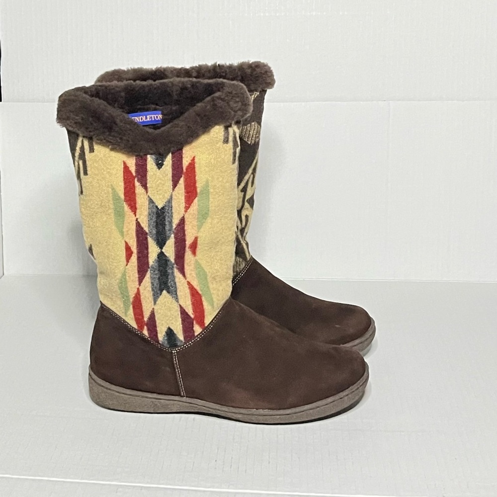 Pendleton Aztec Knit Boots - Picture 12 of 14